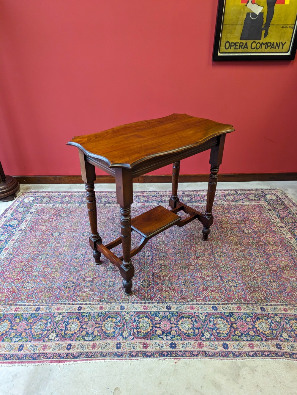 Antique Victorian Mahogany Side Table View IV