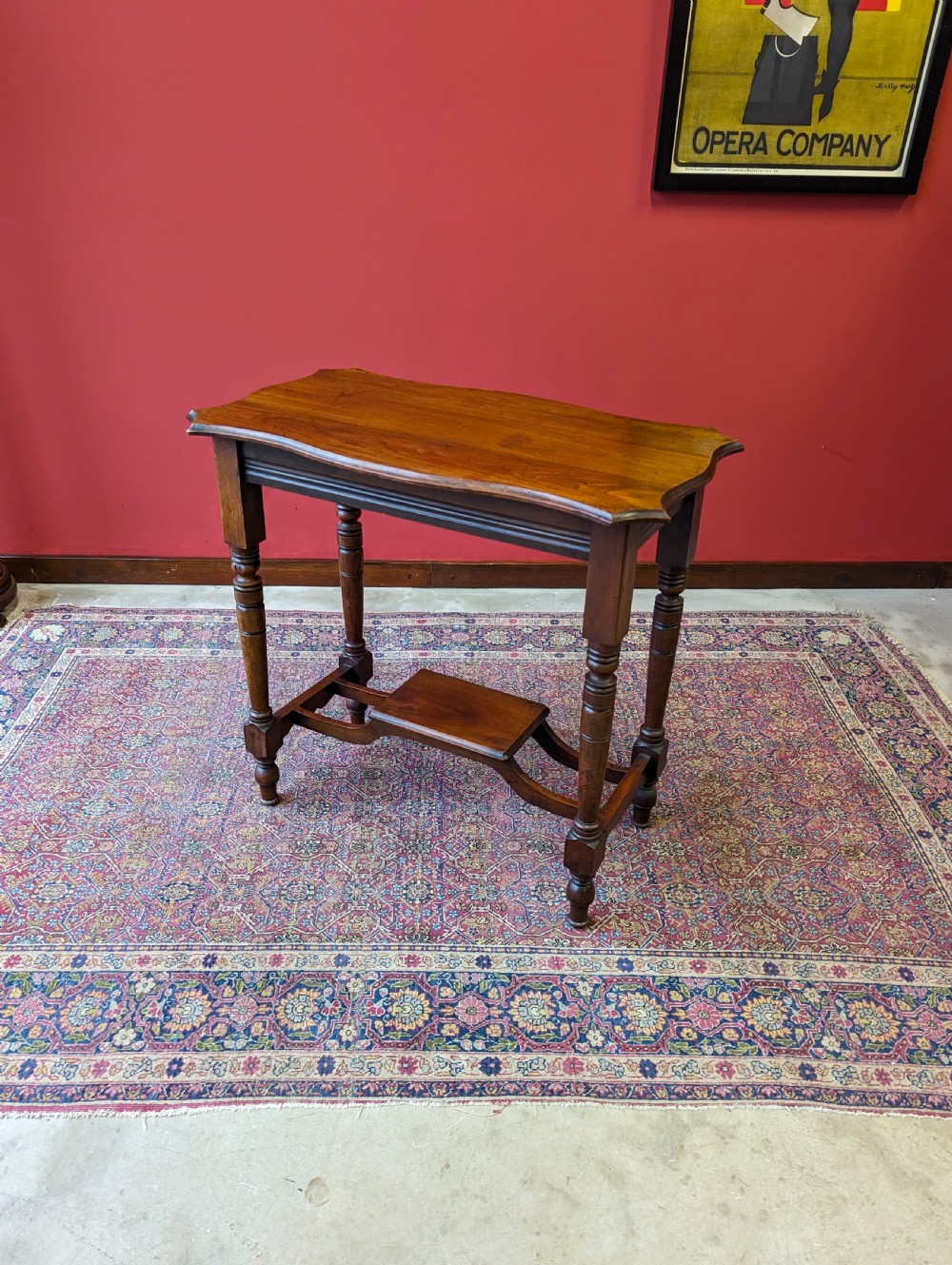 Antique Victorian Mahogany Side Table View VII