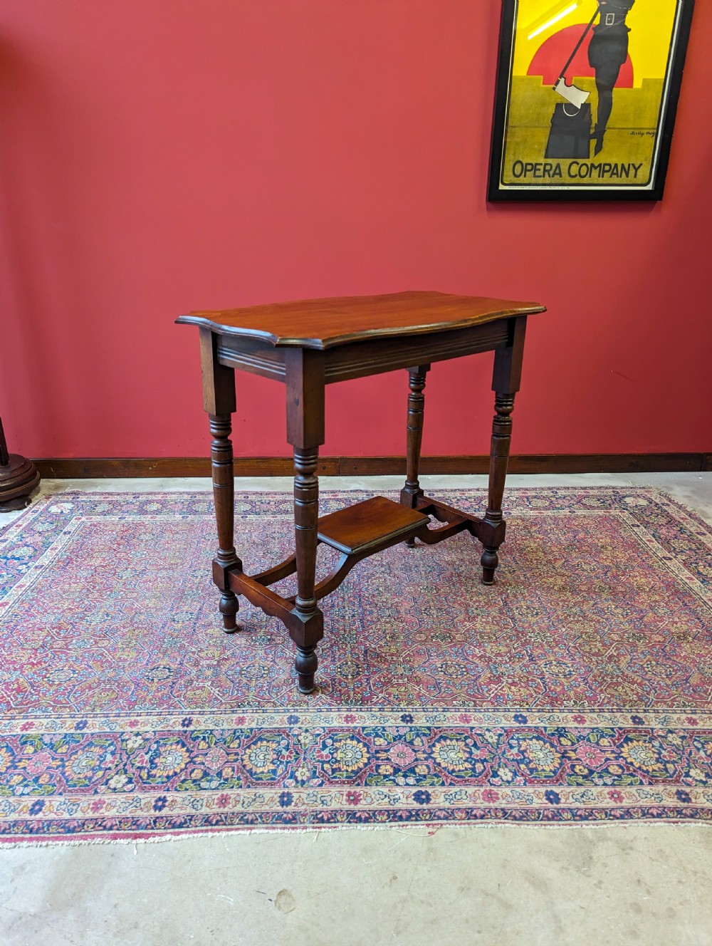 Antique Victorian Mahogany Side Table View VIII