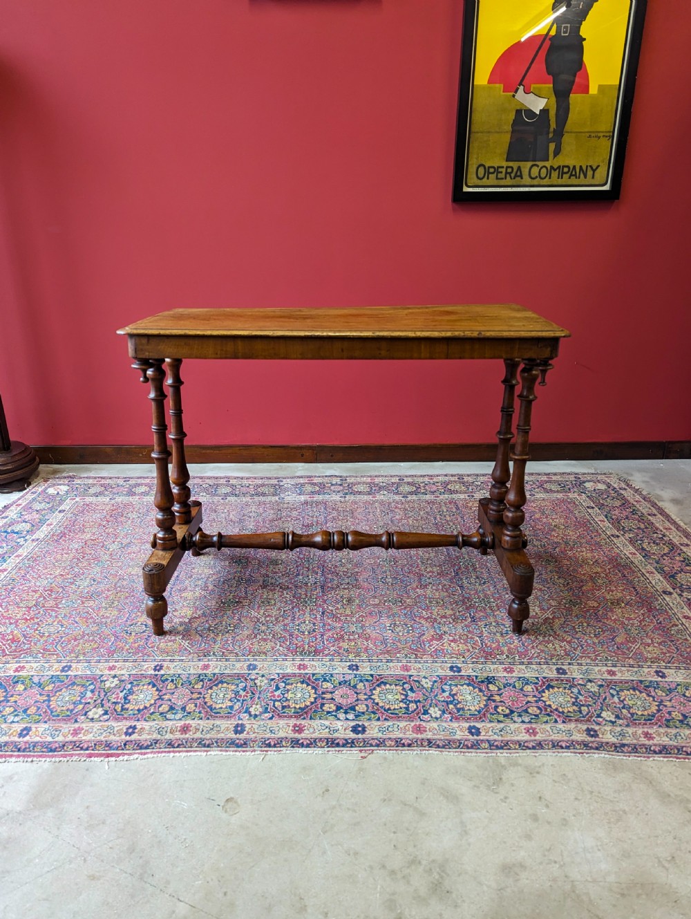 Antique 19th Century Walnut Side Table View II