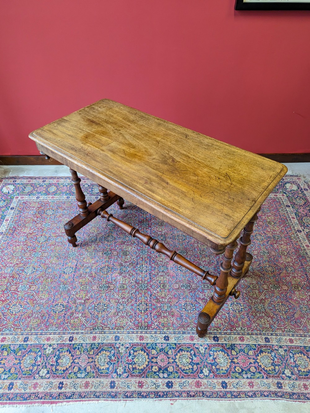 Antique 19th Century Walnut Side Table View III