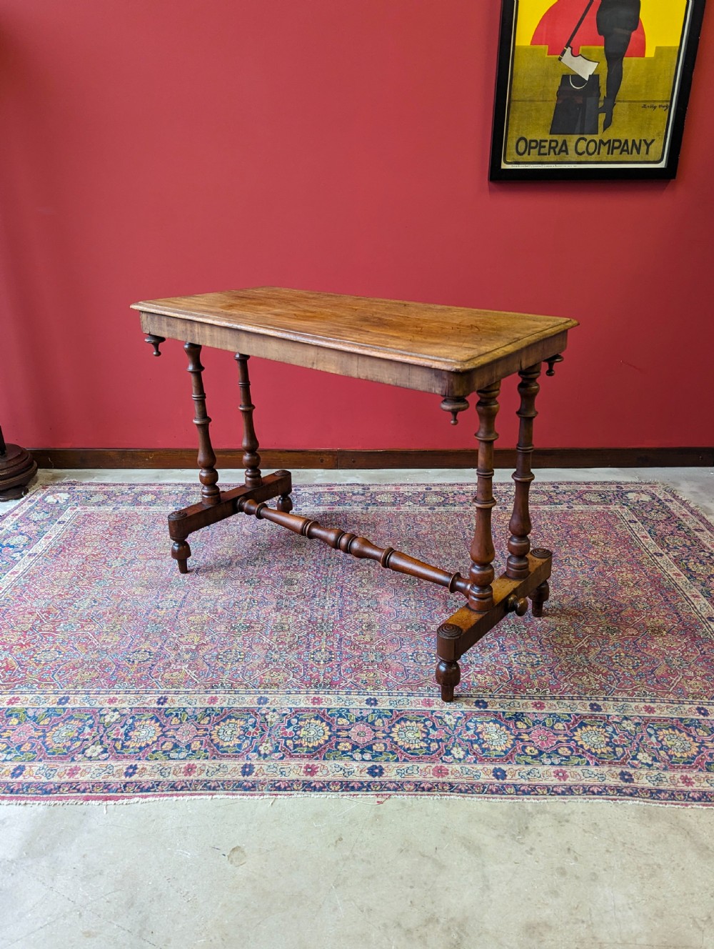 Antique 19th Century Walnut Side Table View VIII