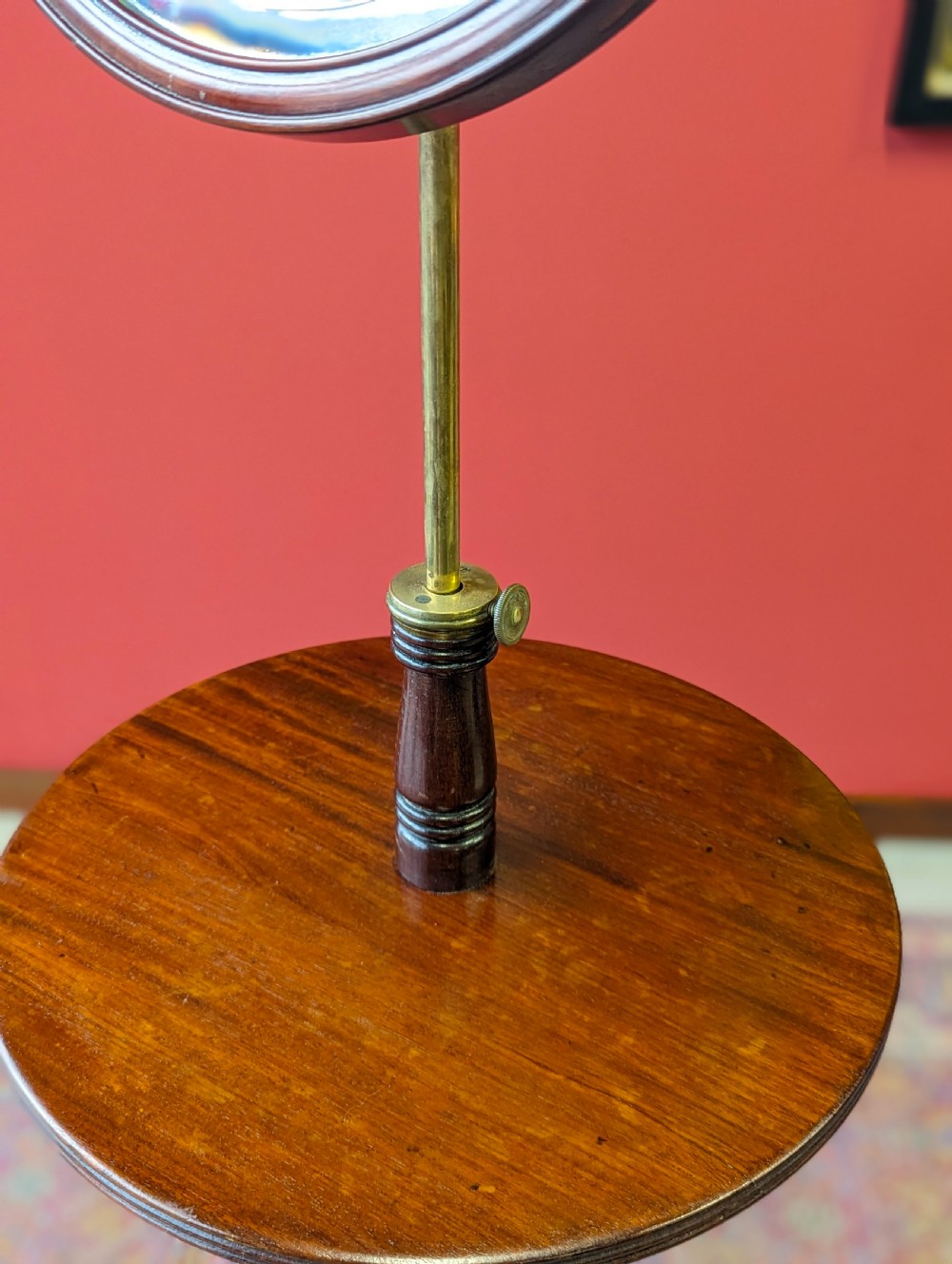 Antique Edwardian Mahogany Mirrored Shaving Stand View VII