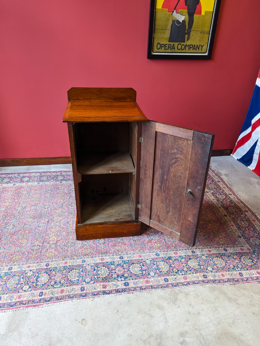 Antique Victorian Mahogany Bedside Pot Cupboard View III