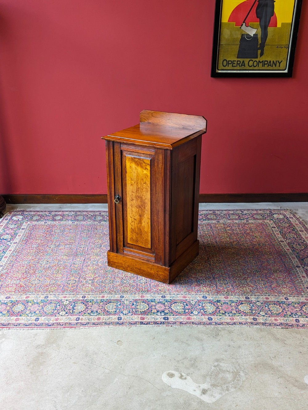 Antique Victorian Mahogany Bedside Pot Cupboard View IV