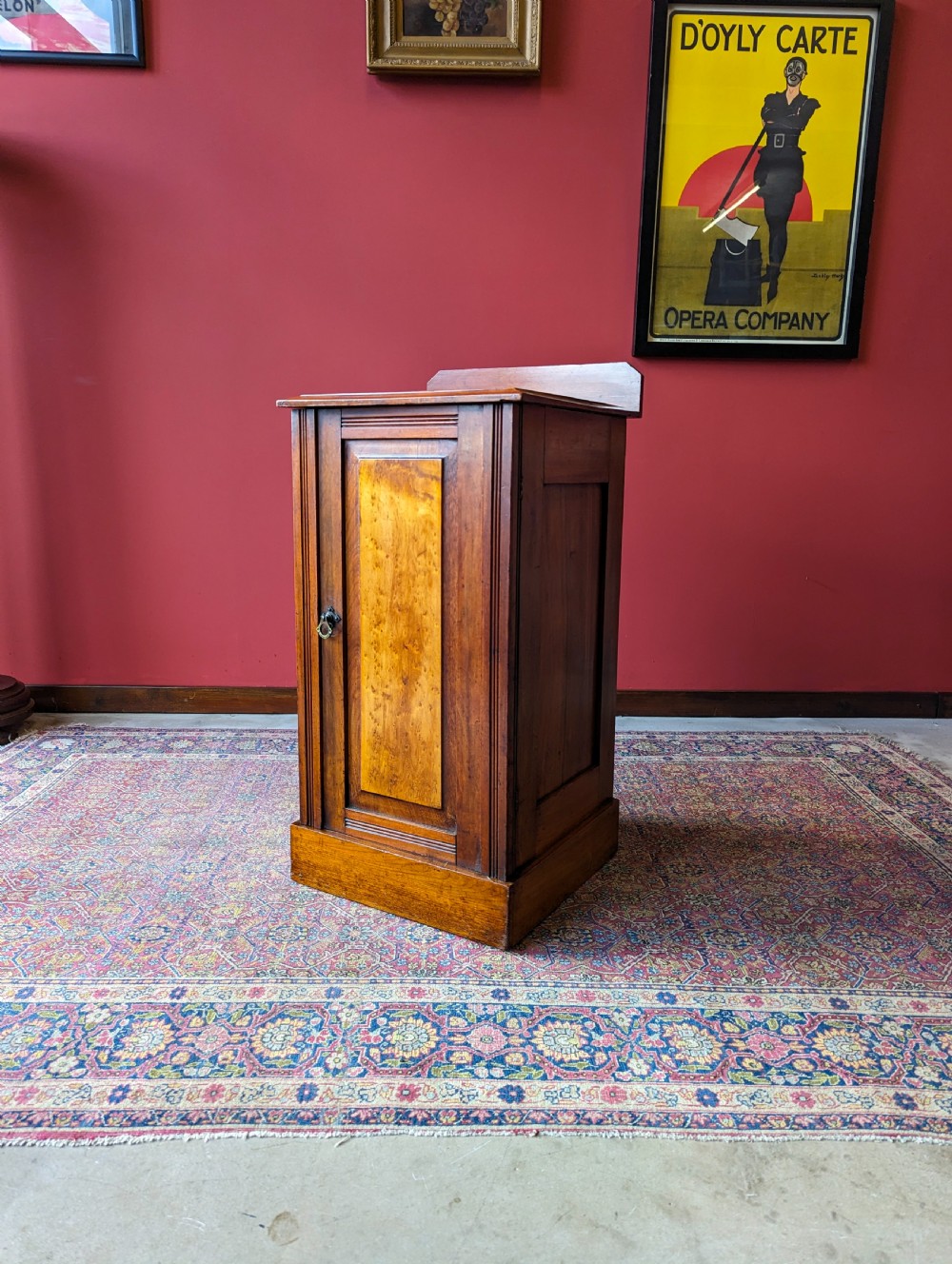Antique Victorian Mahogany Bedside Pot Cupboard View V