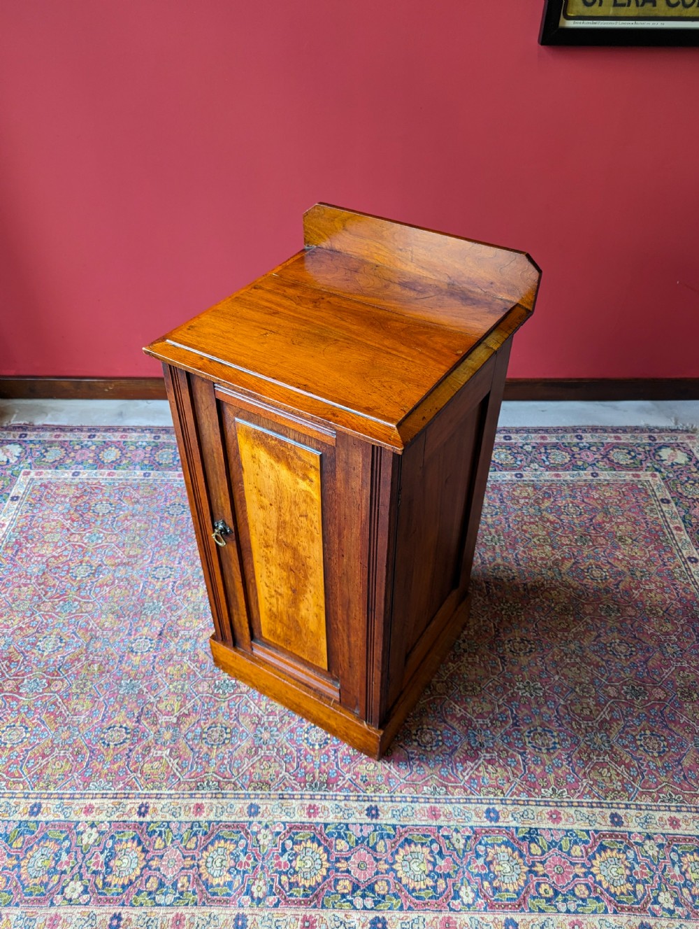 Antique Victorian Mahogany Bedside Pot Cupboard View VI