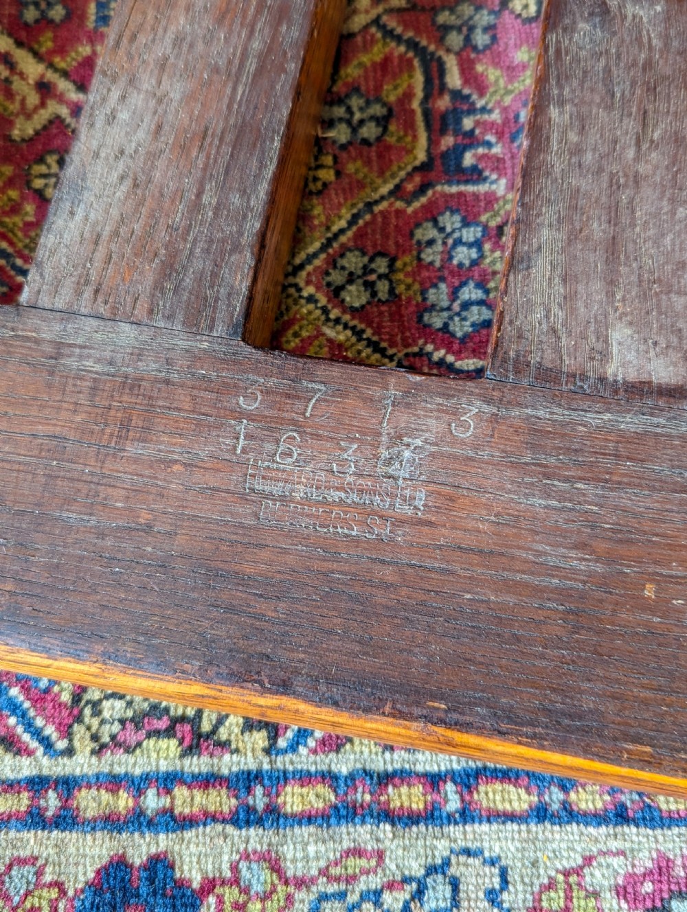 Antique Oak Luggage Stand by Howard & Sons  View IV