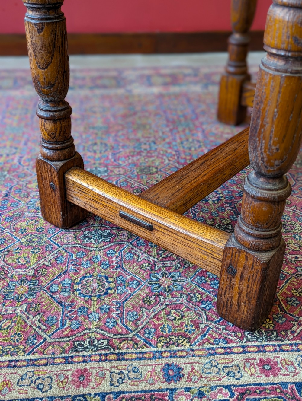 Antique Oak Luggage Stand by Howard & Sons  View V