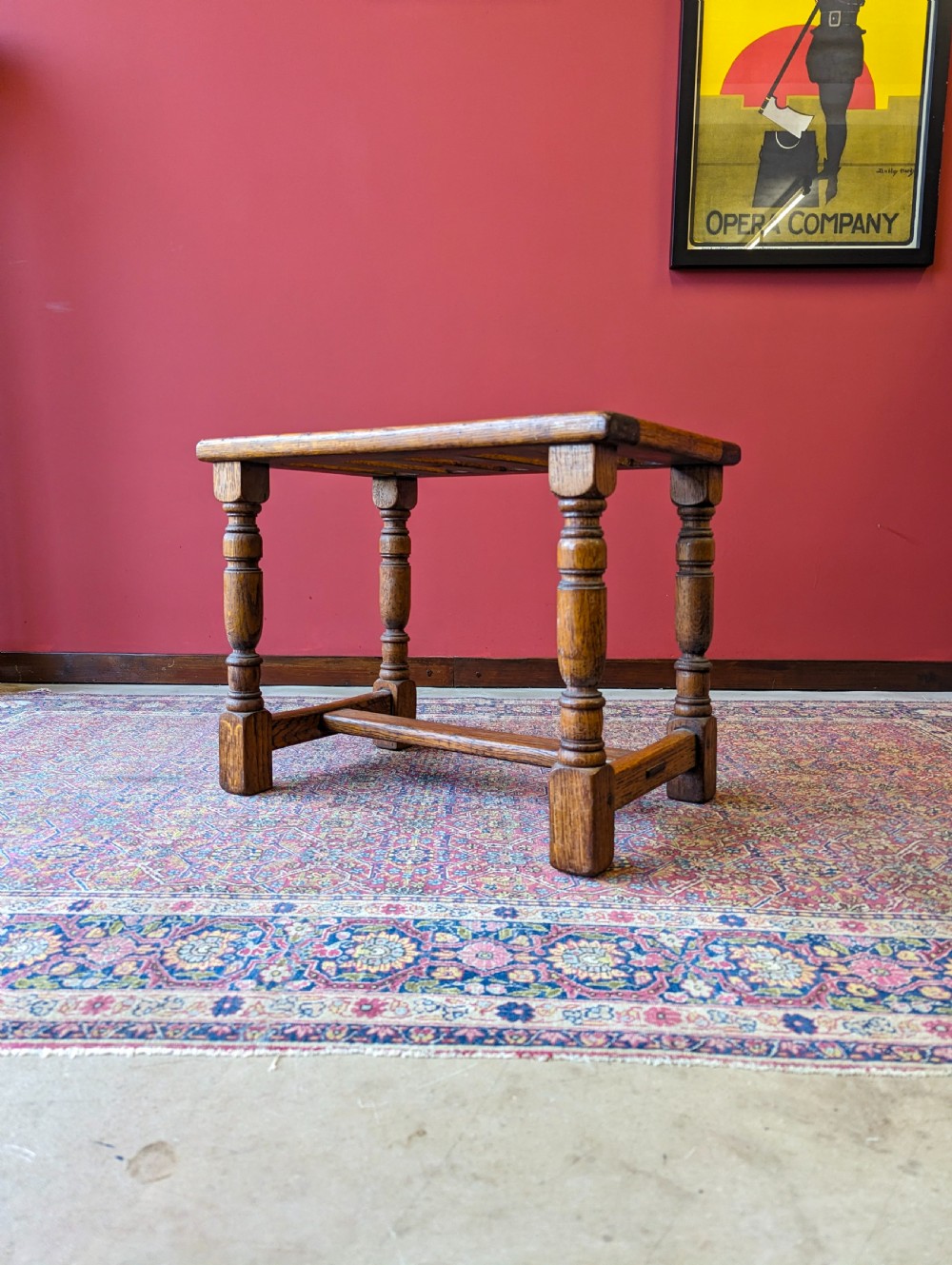 Antique Oak Luggage Stand by Howard & Sons  View VIII