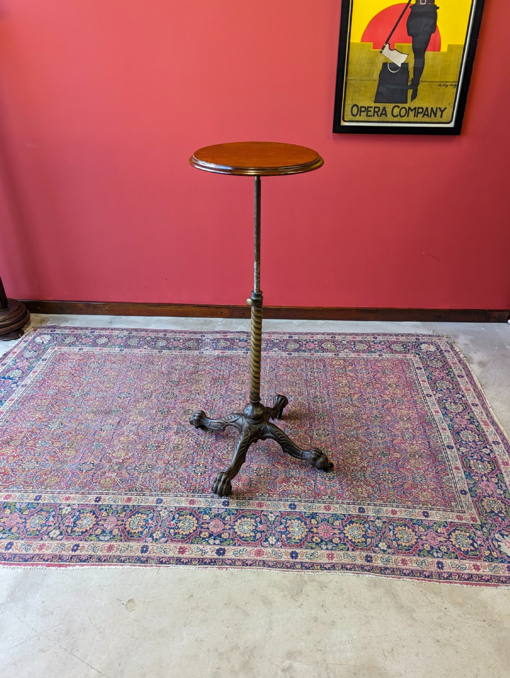 Antique Victorian Height Adjustable Occasional Table View IV