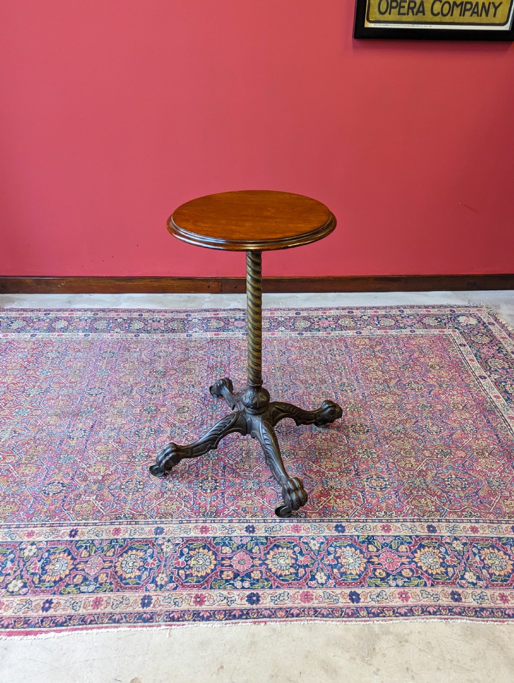 Antique Victorian Height Adjustable Occasional Table View X