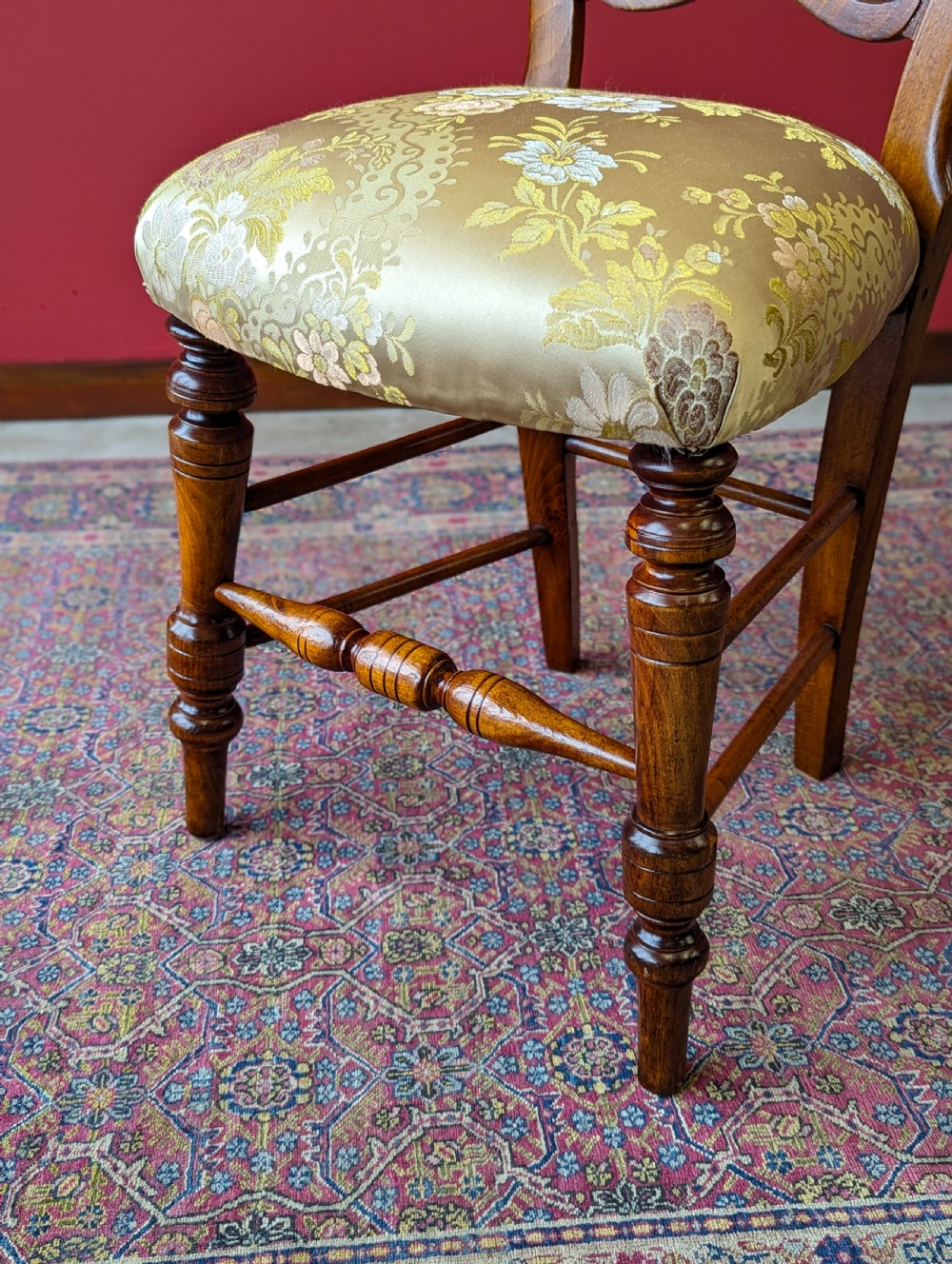 Antique 19th Century Mahogany Parlour Chair View V