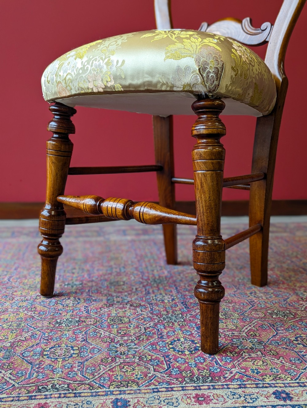 Antique 19th Century Mahogany Parlour Chair View VIII