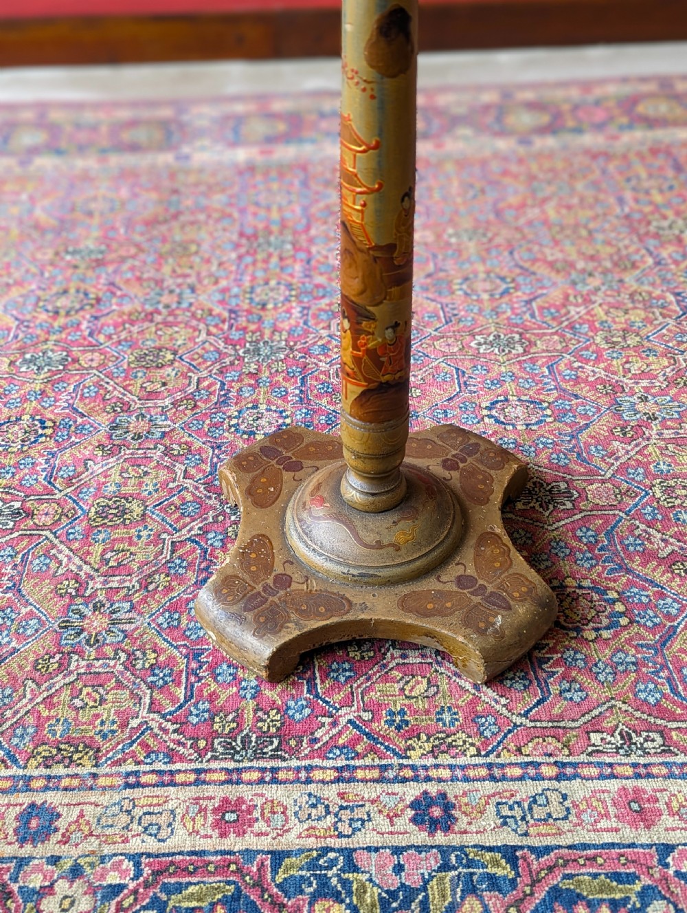Antique Early 20th Century Chinoiserie Wine Table View II