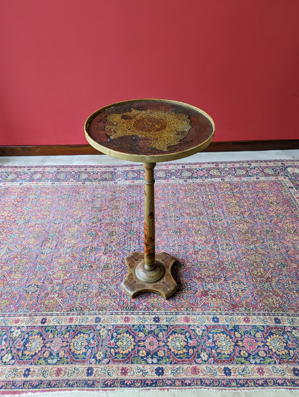 Antique Early 20th Century Chinoiserie Wine Table View VI
