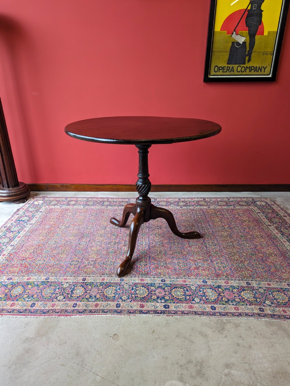 Antique Georgian Mahogany Tilt Top Supper Table View III