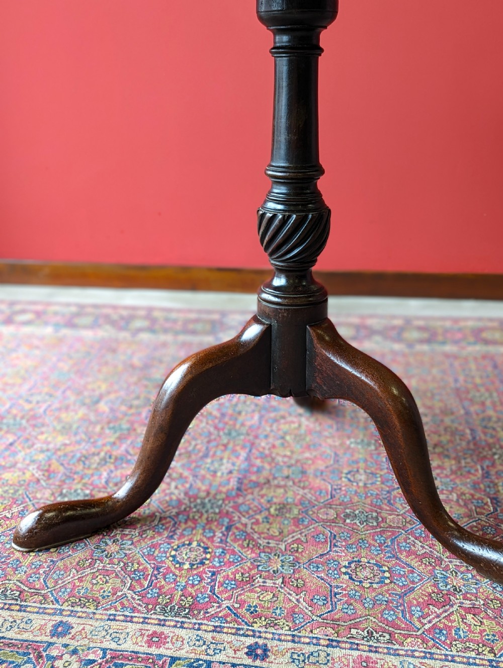 Antique Georgian Mahogany Tilt Top Supper Table View VI