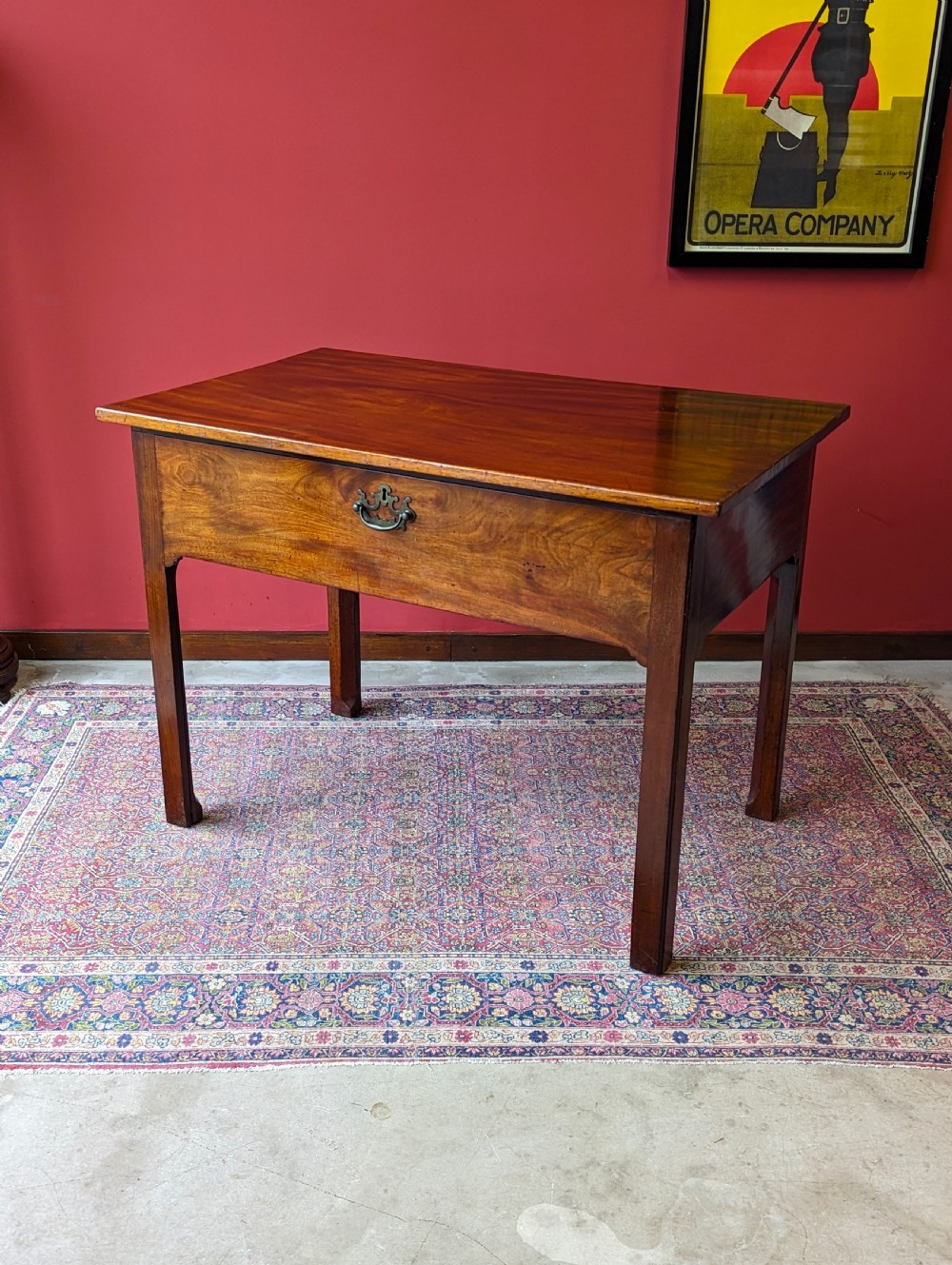 Antique Georgian Mahogany Architects Table