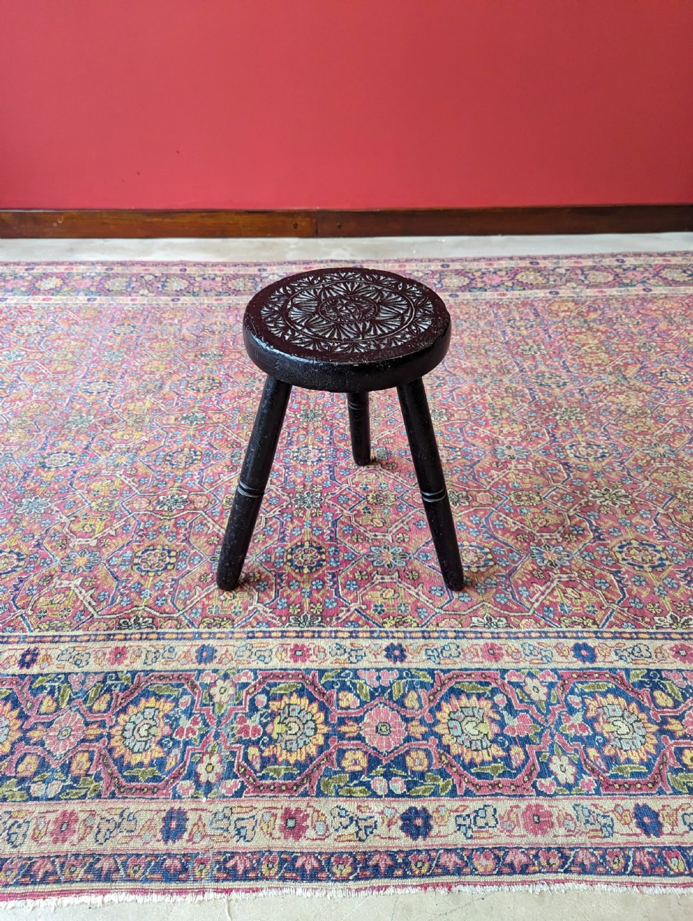 Antique 19th Century Tripod Milking Stool