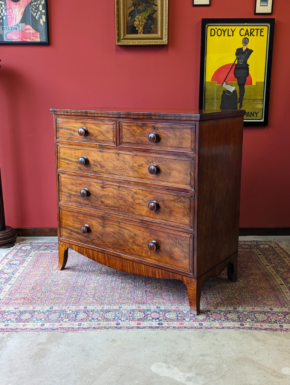 Antique Georgian Mahogany Chest of Drawers