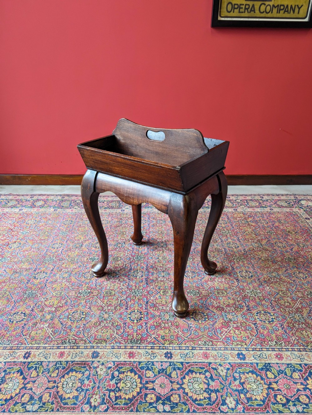 Antique Edwardian Oak Cutlery Stand