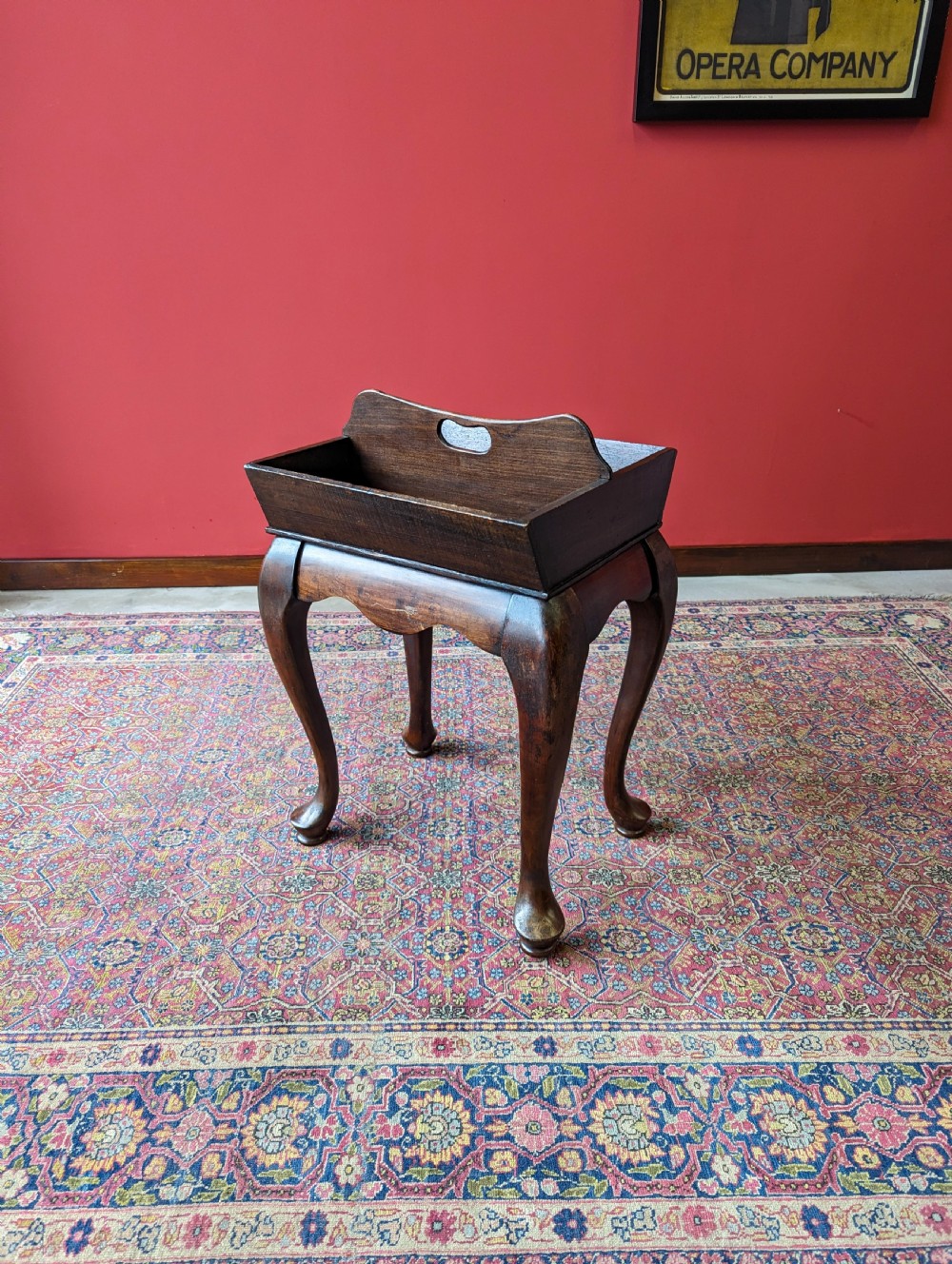 Antique Edwardian Oak Cutlery Stand View VII