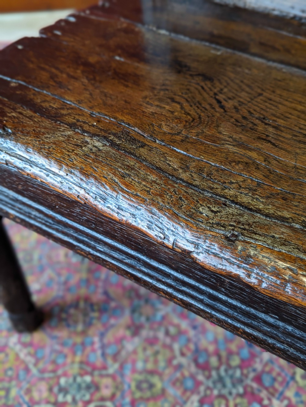 Antique 17th Century Oak Wainscot Chair View IV
