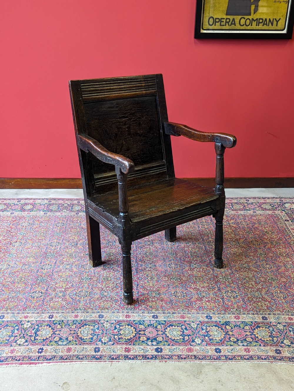 Antique 17th Century Oak Wainscot Chair View VII