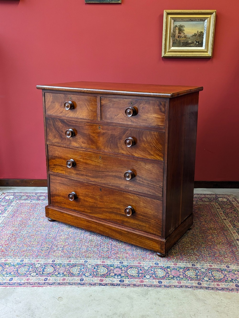 Antique Victorian Mahogany Chest of Drawers