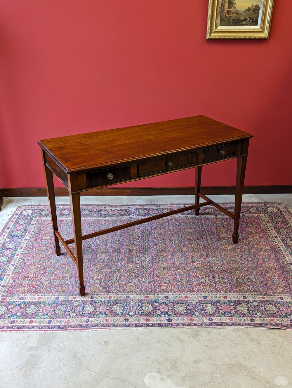 Antique Victorian Mahogany Writing Table View IV