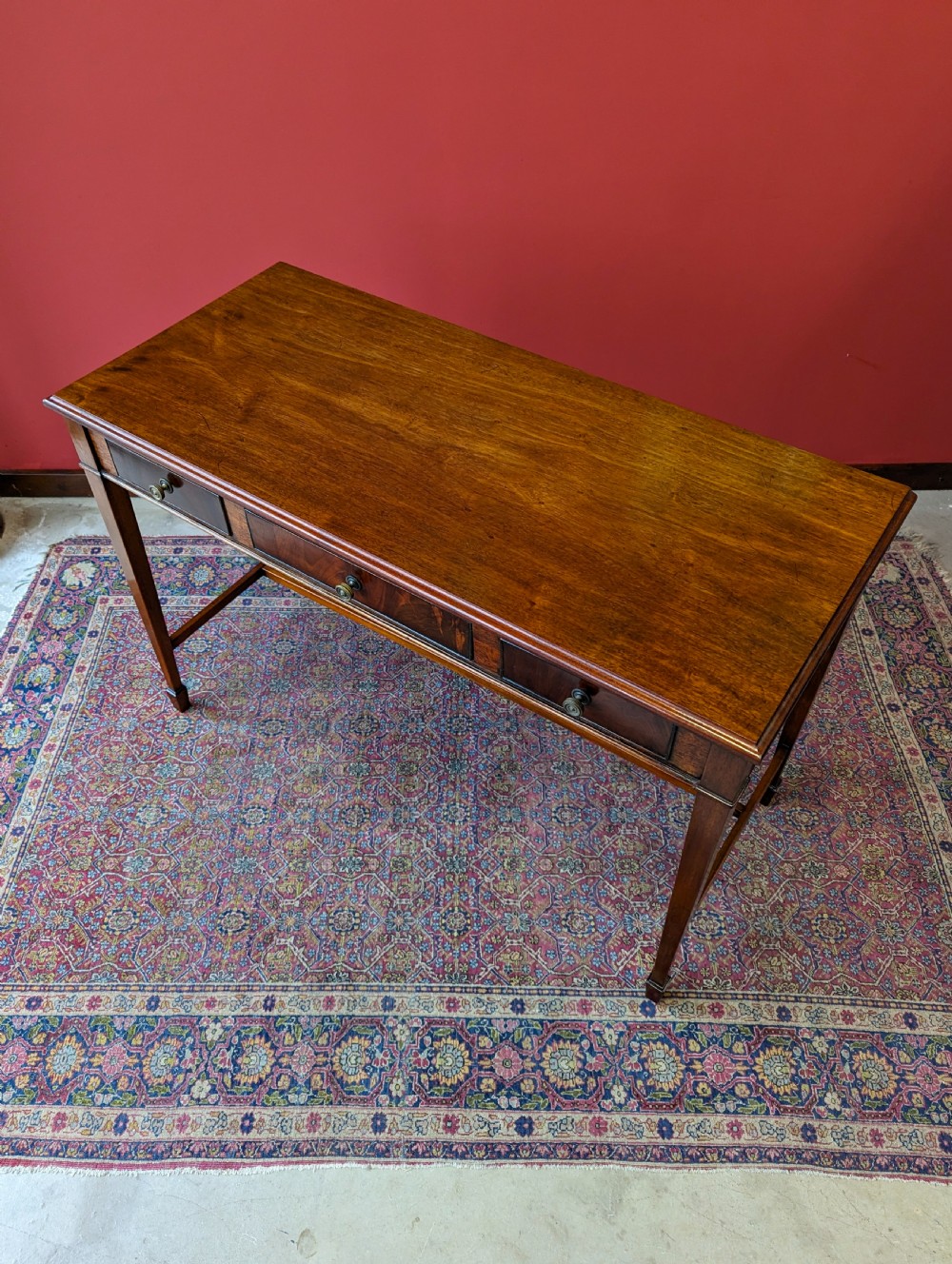 Antique Victorian Mahogany Writing Table View V