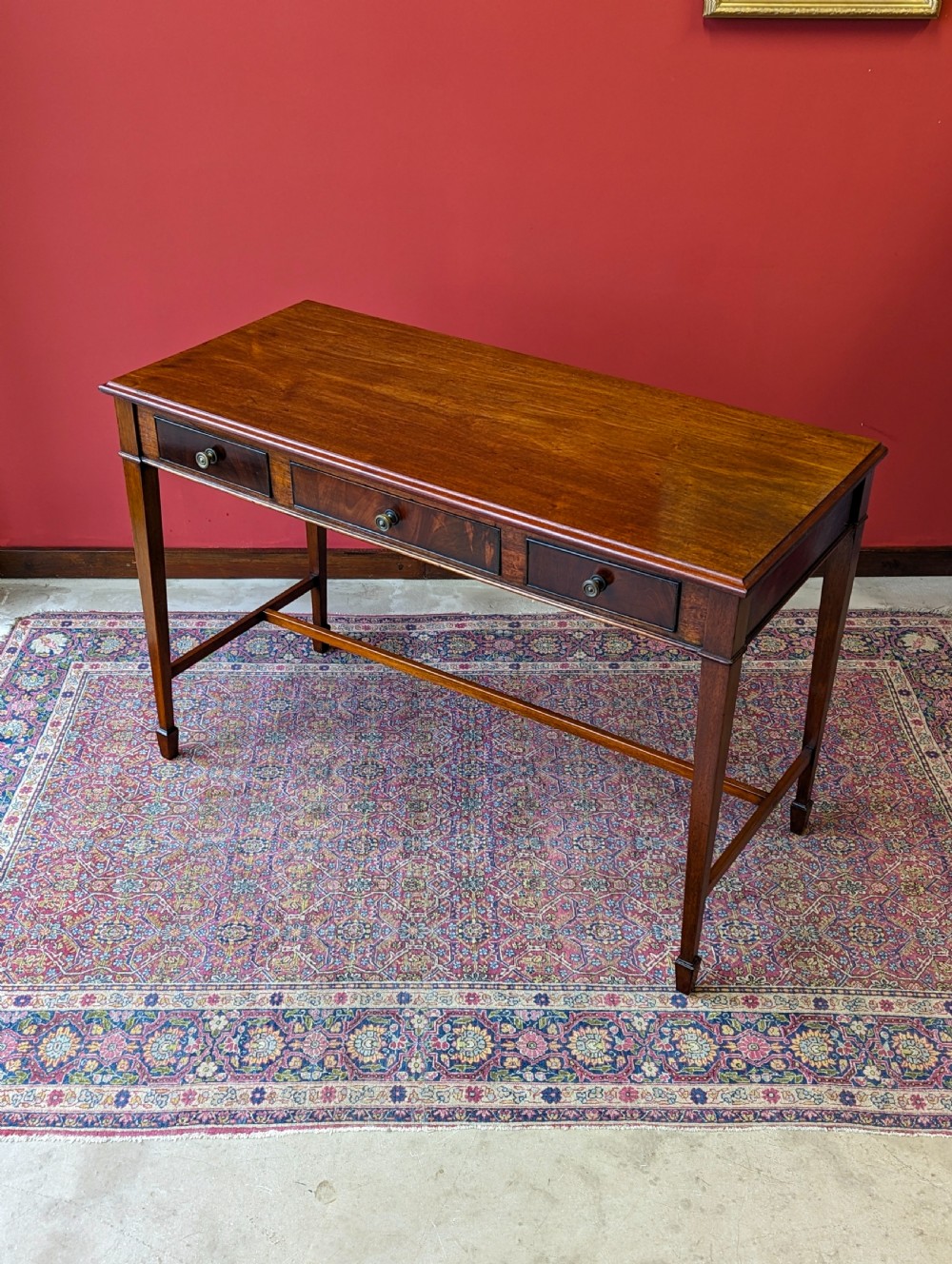 Antique Victorian Mahogany Writing Table View VI