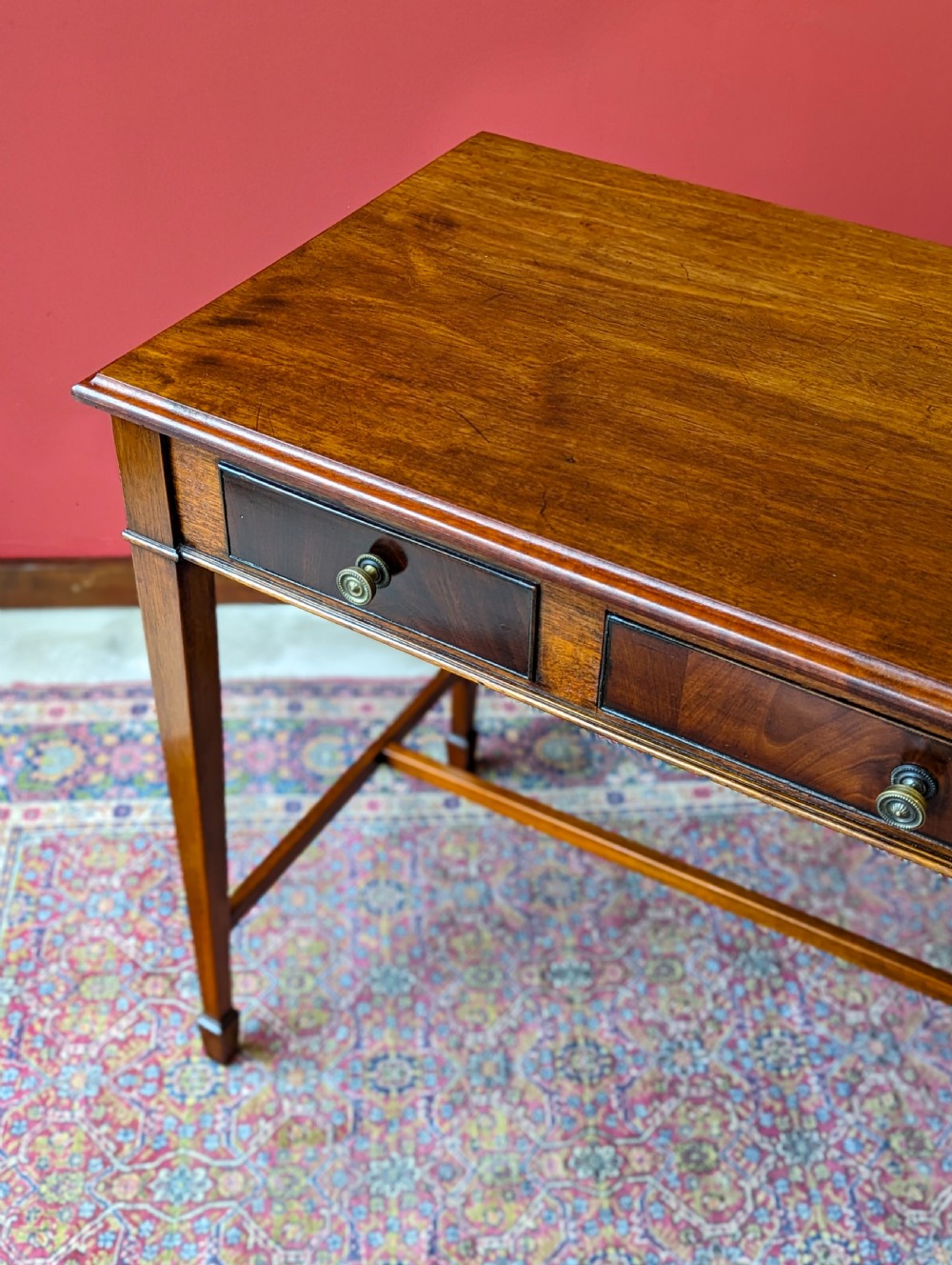 Antique Victorian Mahogany Writing Table View VII