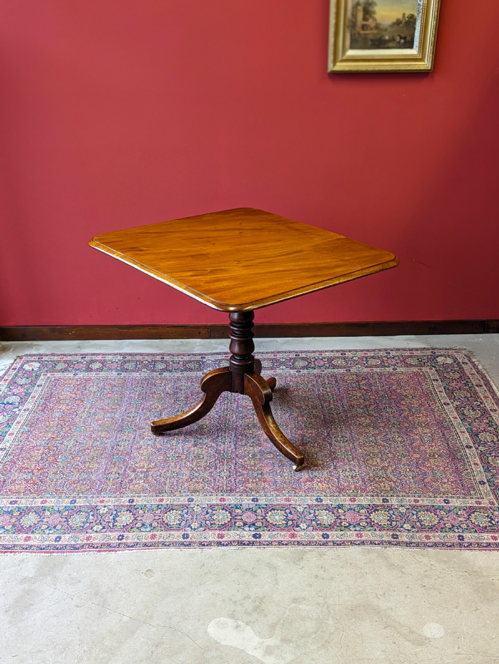 Antique 19th Century Mahogany Tilt Top Breakfast Table