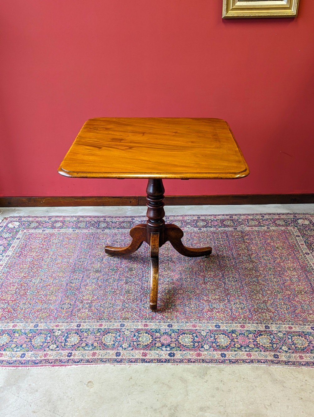 Antique 19th Century Mahogany Tilt Top Breakfast Table View X