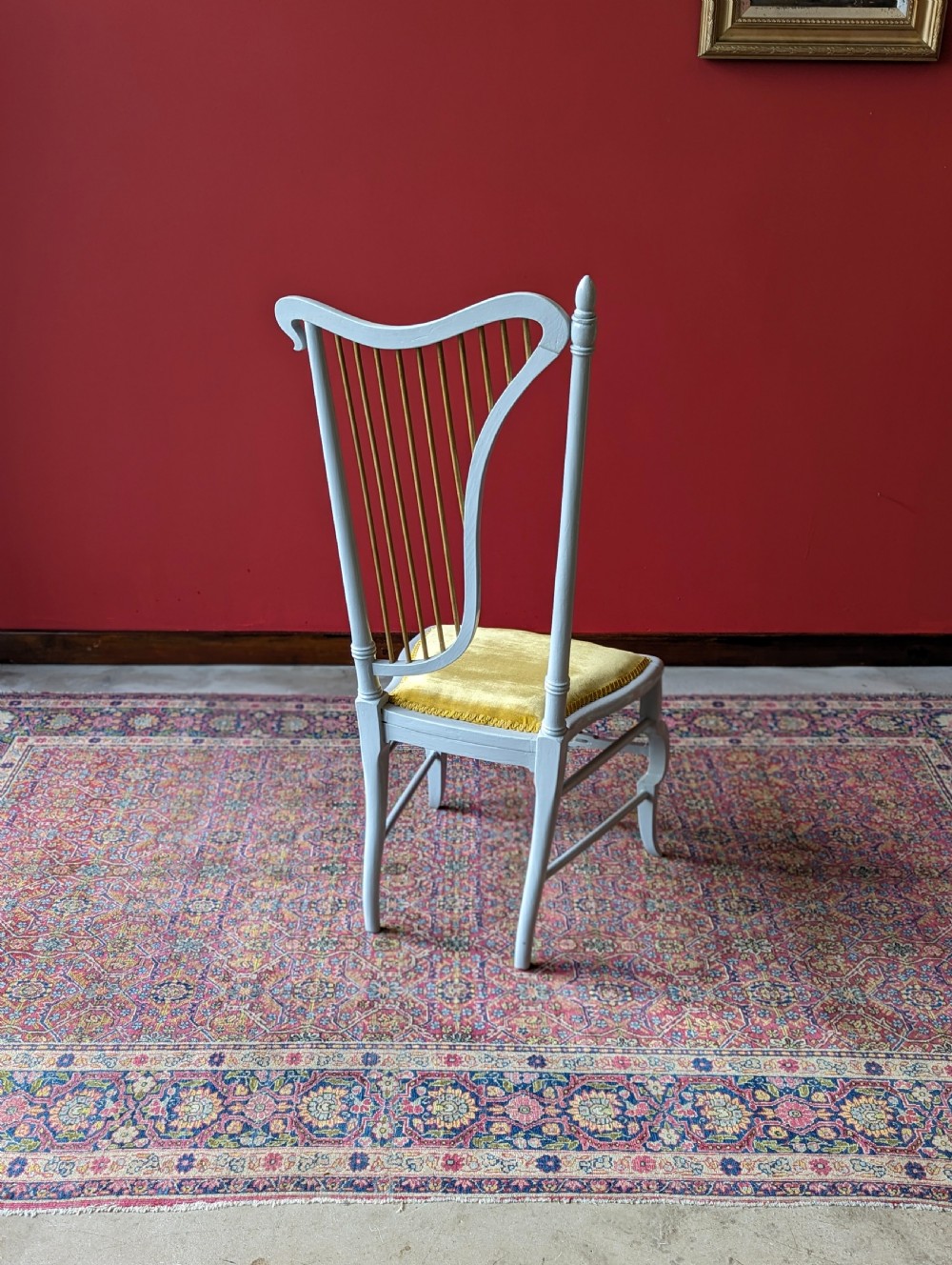 Antique Early 20th Century Harpist’s Chair View III