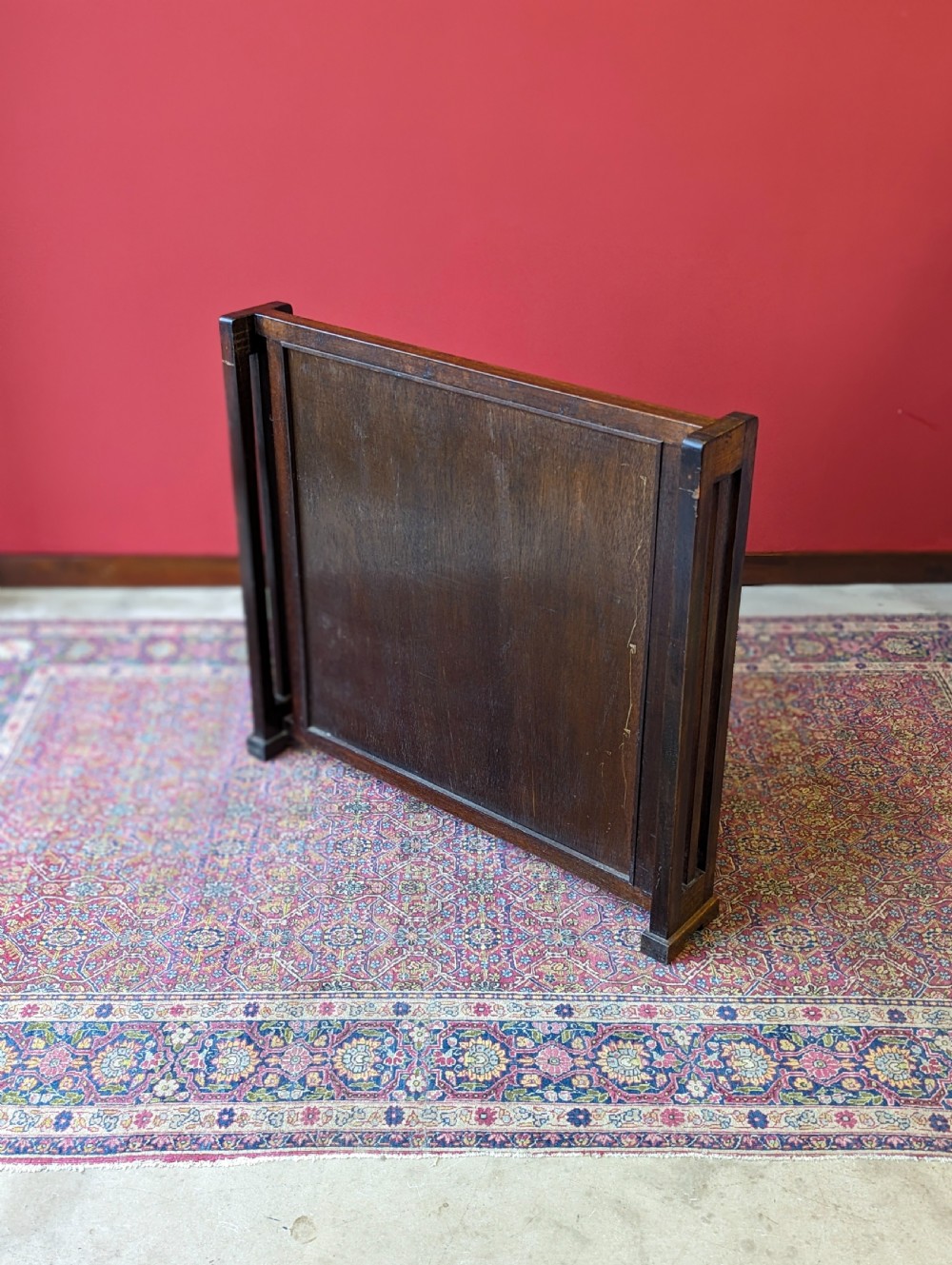 Antique 1920’s Oak Tapestry Fire Screen View VII