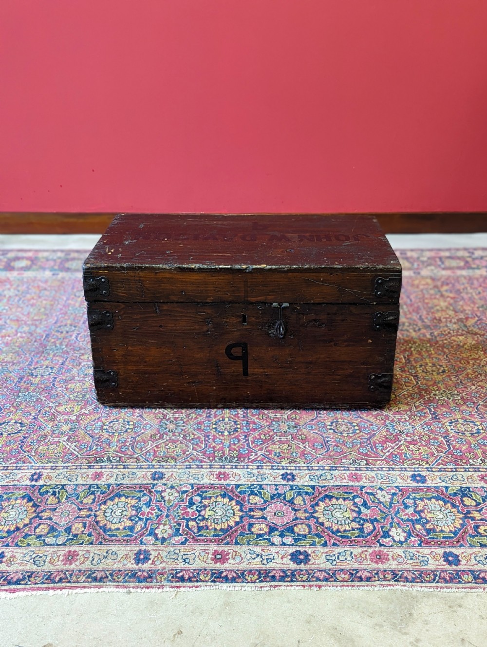 Antique Early 20th Century Pine Military Chest View II