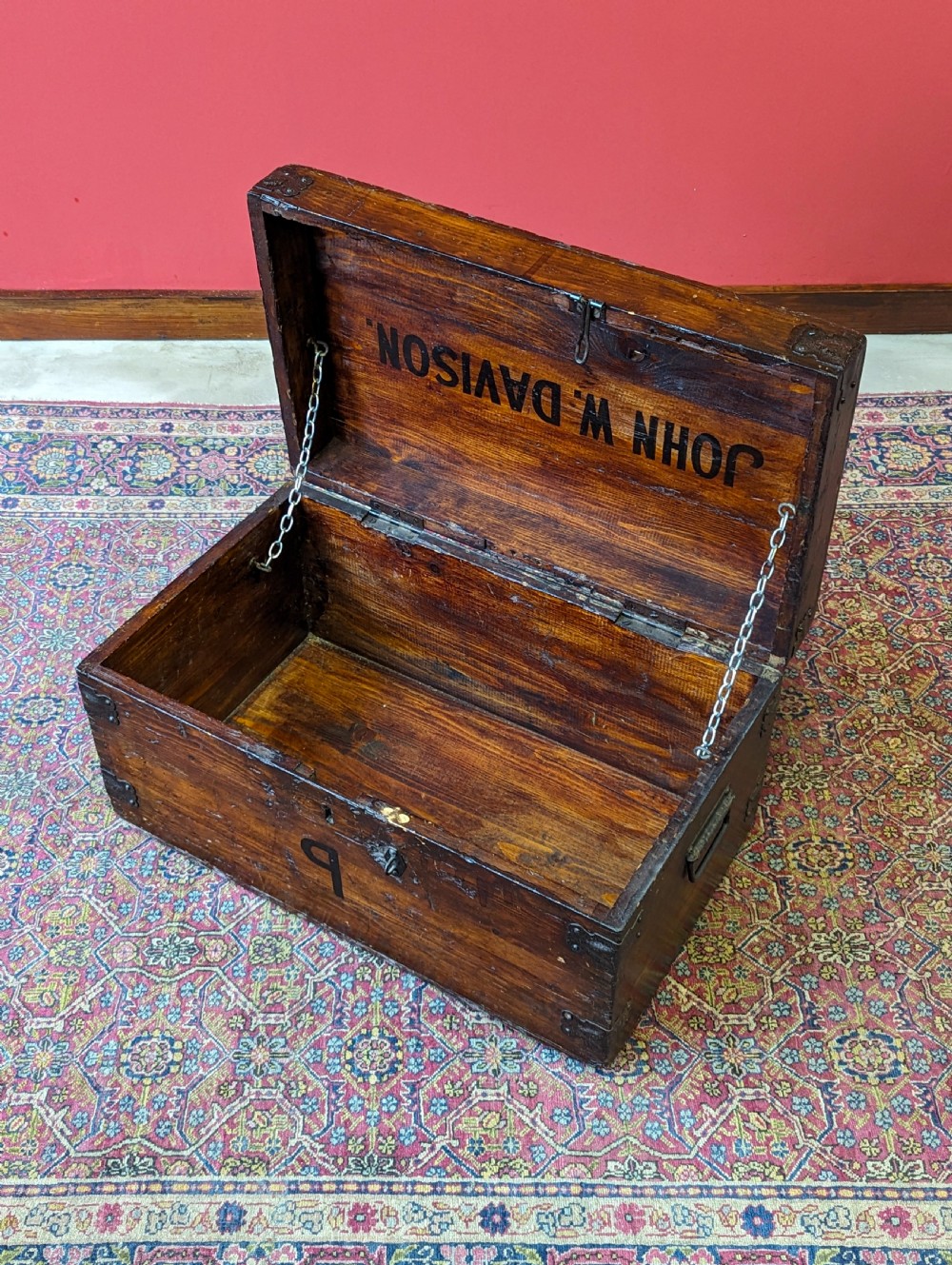 Antique Early 20th Century Pine Military Chest View VIII
