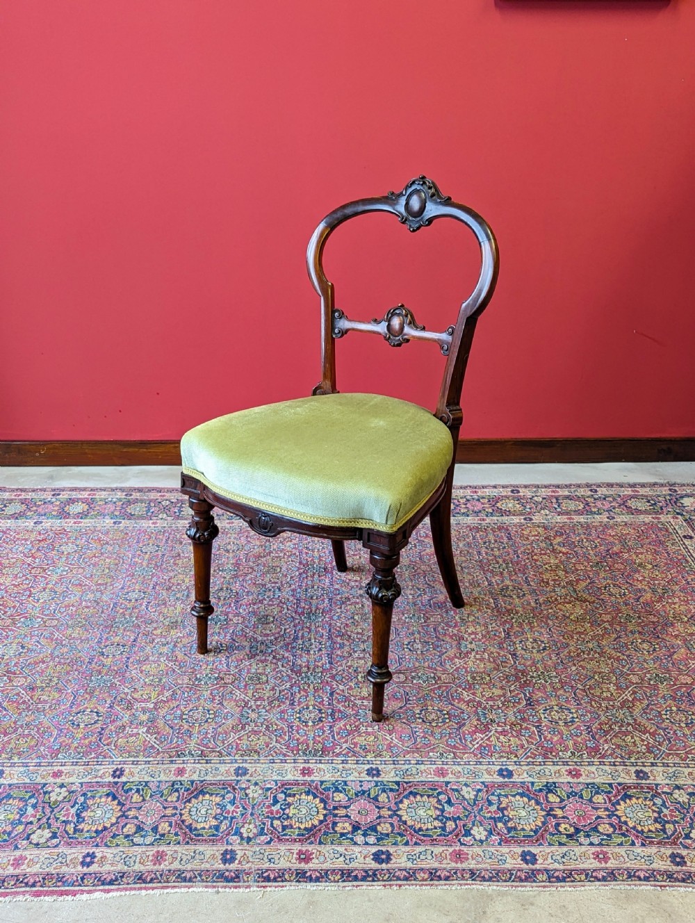 Set of Six Antique Victorian Rosewood Dining Chairs View VII