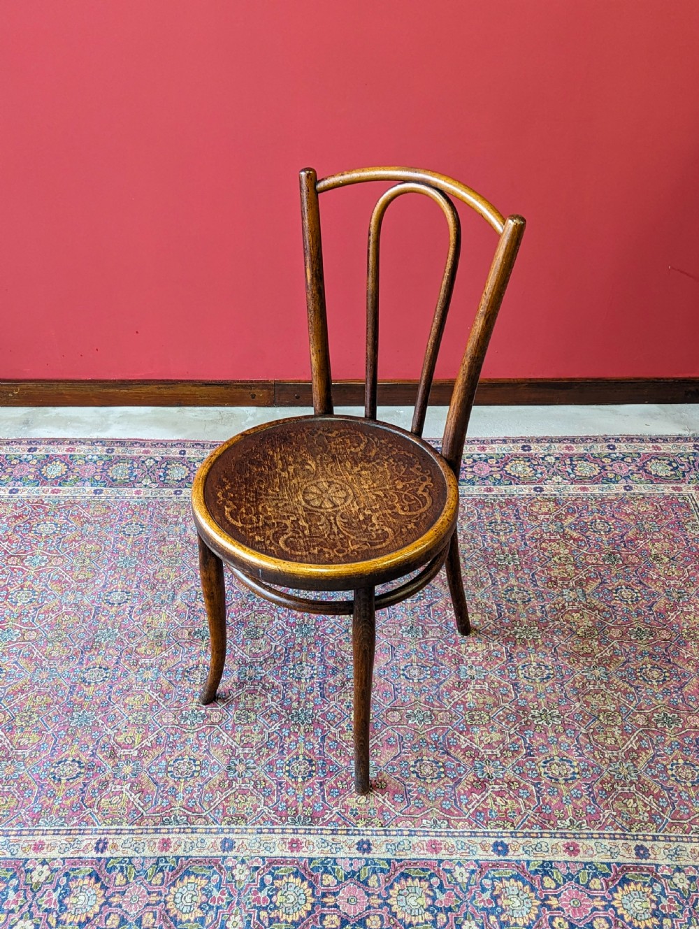 Set of Three Early 20th Century Thonet Bentwood Bistro Chairs View VII