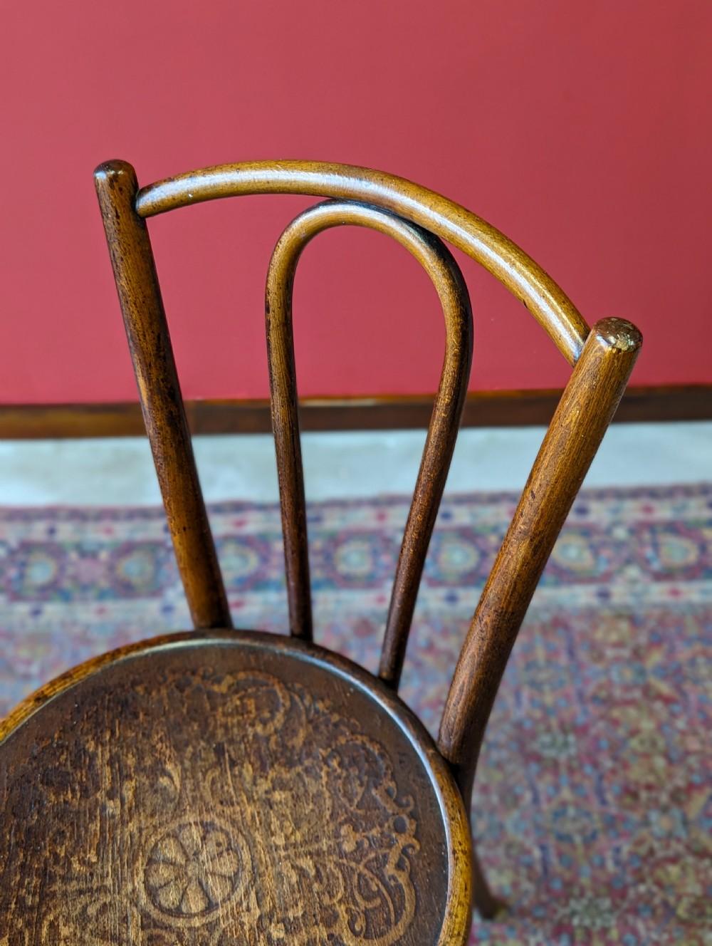 Set of Three Early 20th Century Thonet Bentwood Bistro Chairs View VIII