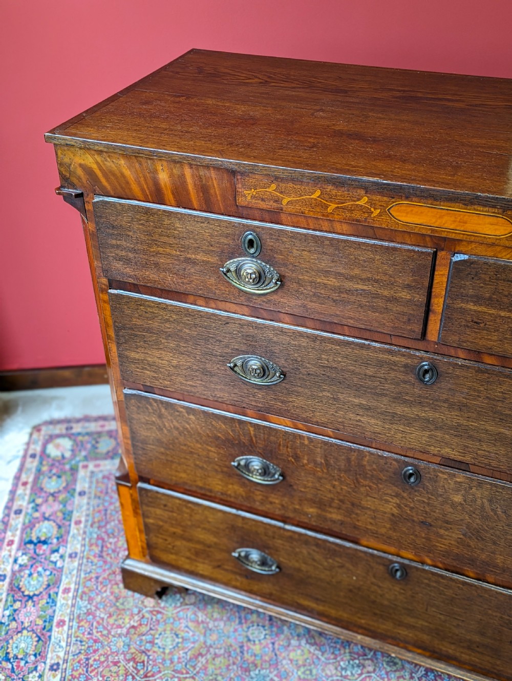 Antique Victorian Mahogany Chest of Drawers View III