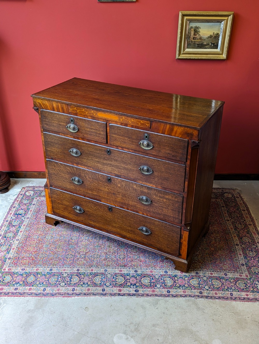 Antique Victorian Mahogany Chest of Drawers View V