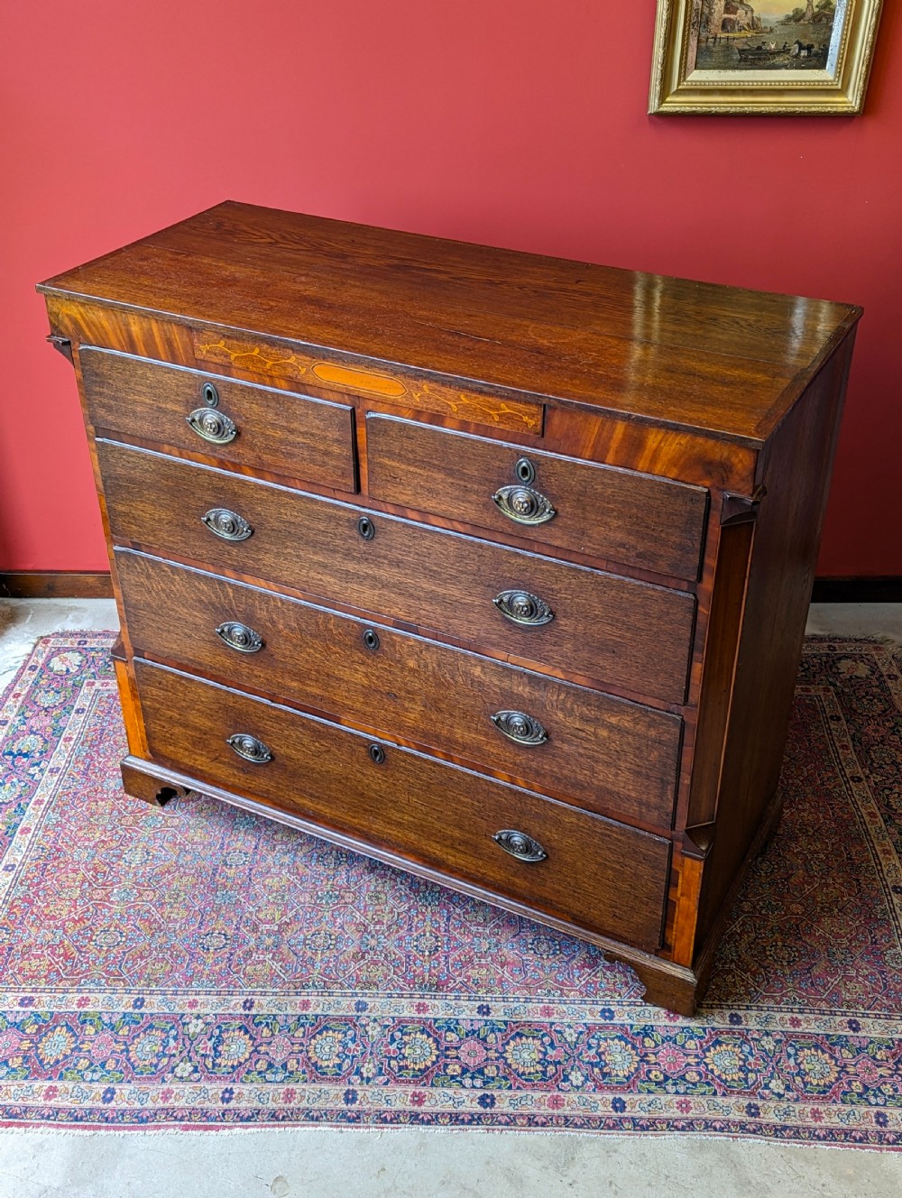 Antique Victorian Mahogany Chest of Drawers View VI