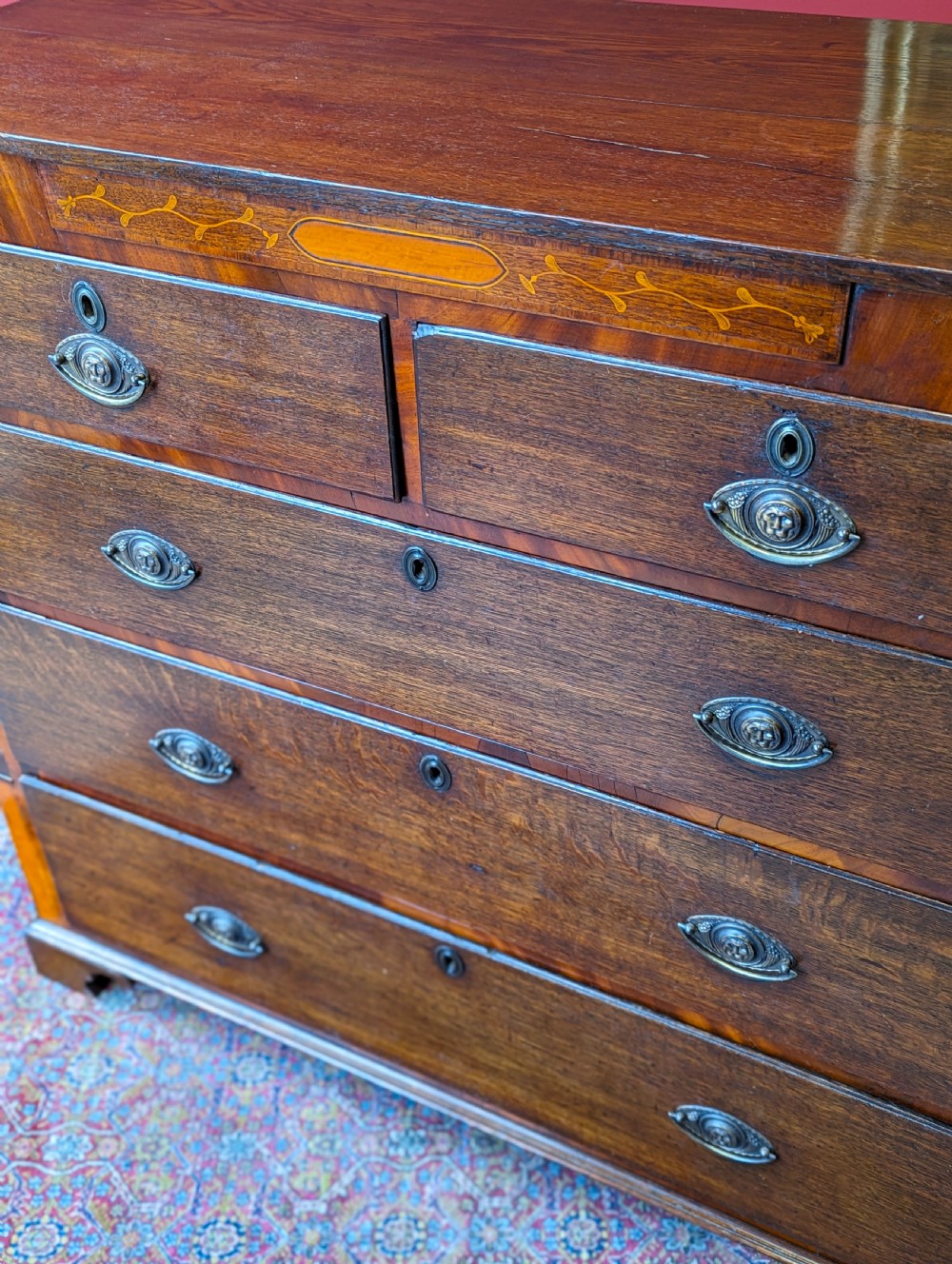 Antique Victorian Mahogany Chest of Drawers View VII