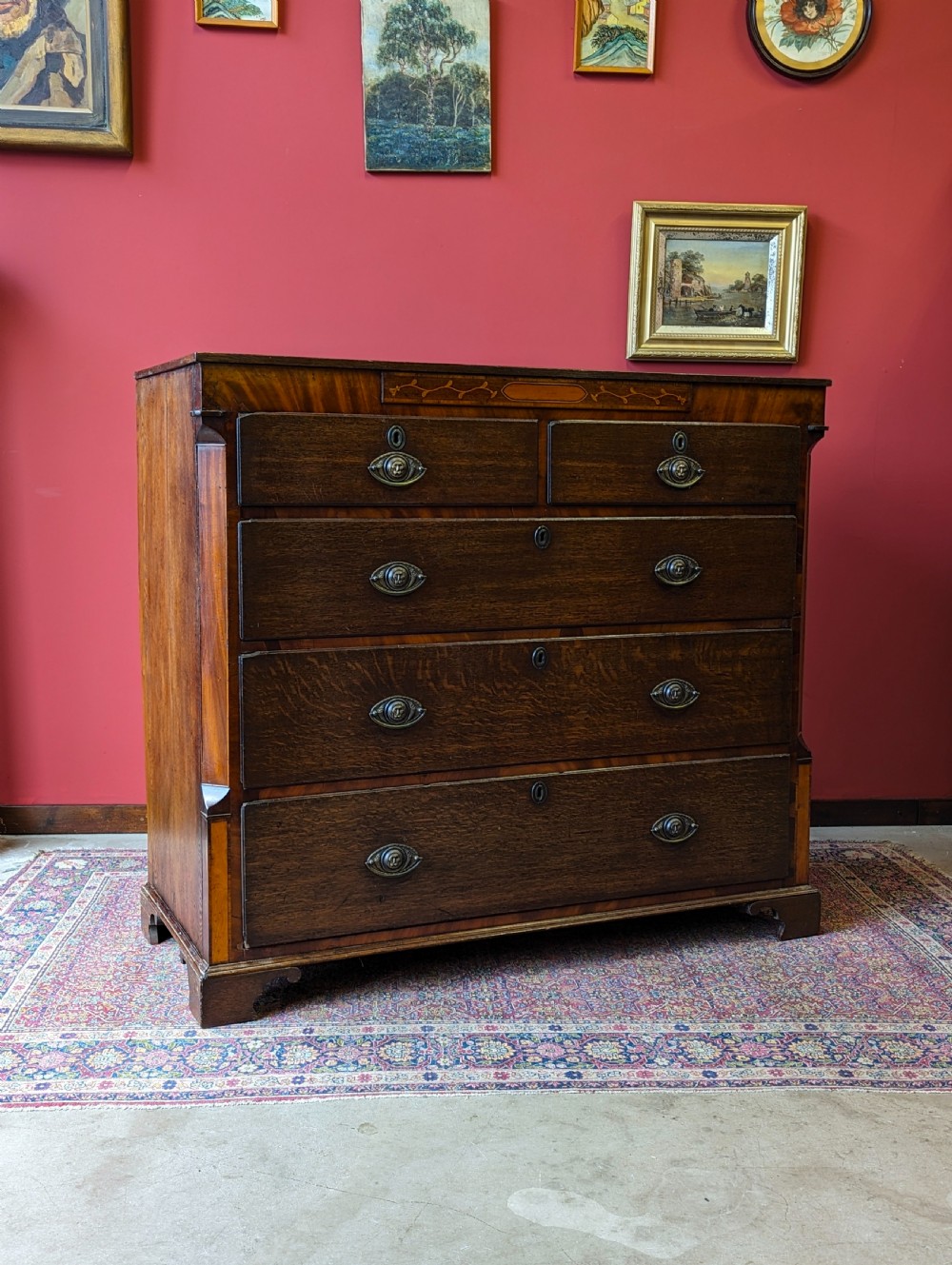 Antique Victorian Mahogany Chest of Drawers View VIII