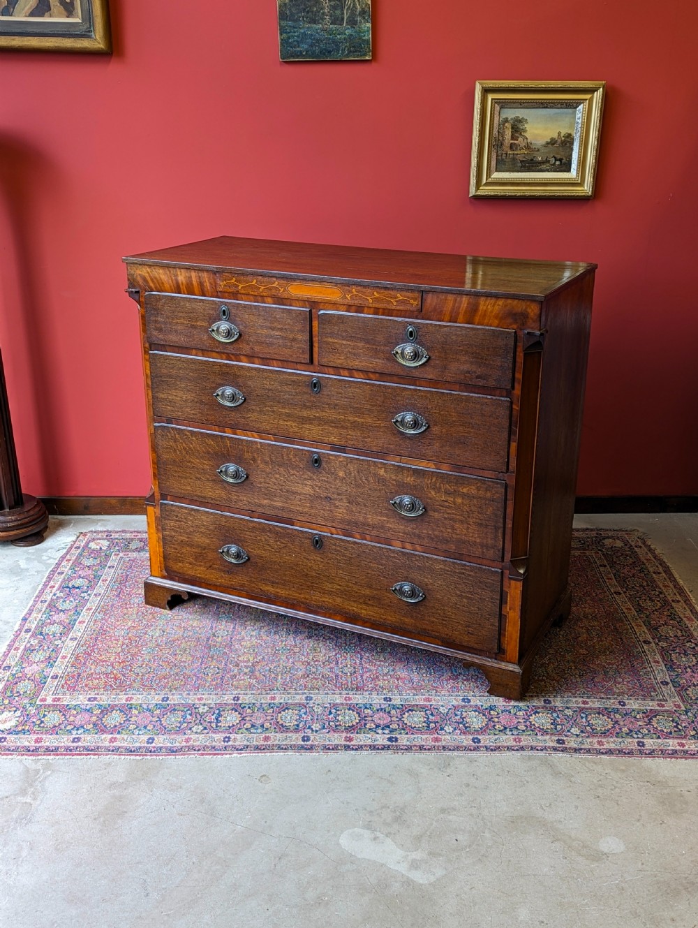 Antique Victorian Mahogany Chest of Drawers View IX