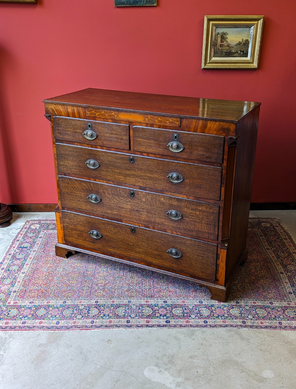 Antique Victorian Mahogany Chest of Drawers View X